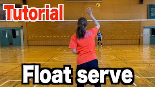 Tips for getting float serve【volleyball】 [upl. by Wawro657]