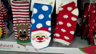 Christmas Socks At Walmart 2017 [upl. by Akimyt883]