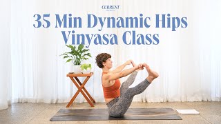 35 Min Dynamic Hips Vinyasa Practice  Upavistha Konasana [upl. by Razal]