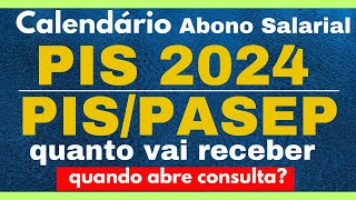 Calendário PISPASEP 2024  PAZOS MUITO RUINS  Quanto vai receber  Quando abre consulta [upl. by Sialac]