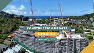 🏗️ Construction update October 2024 Serene Condominium Phuket [upl. by Onivag331]