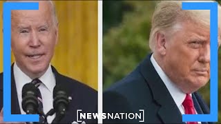 Trump reacts to Biden dropping out of 2024 race  NewsNation Now [upl. by Hayashi]