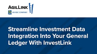 How InvestLink Streamlines Investment Data into your General Ledger [upl. by Nellek]