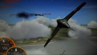 IL2 Sturmovik Me163 Vs B17 [upl. by Calmas961]