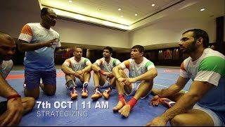 A day in the life of the Indian Kabaddi Team Matchday Ready [upl. by Adleremse]