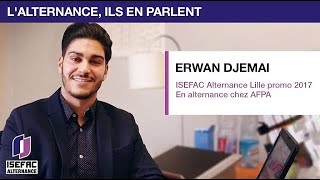 Erwan Djemai promo 2017 en alternance chez AFPA [upl. by Airebma22]