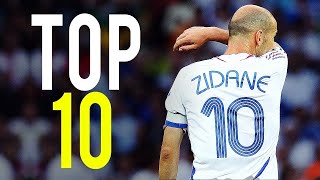 Zinedine Zidane  Top 10 Goals Ever [upl. by Sirois]