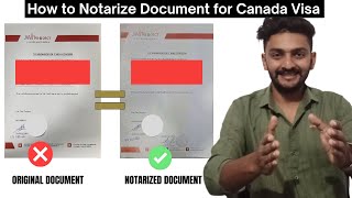 What is Notary  How To Notarize Document For Visa  Charges  Where to Notarize  Canada [upl. by Seravat]