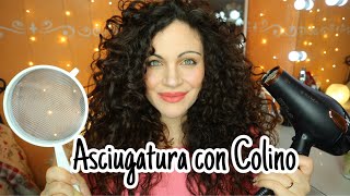 ASCIUGATURA CAPELLI RICCI CON COLINO PER CAPELLI RICCI DEFINITI E VOLUMINOSIRicci e Capricci [upl. by Jorie276]