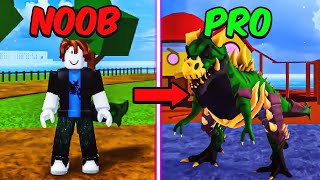 Noob To PRO With TREX DINO in Blox Fruits [upl. by Urian535]