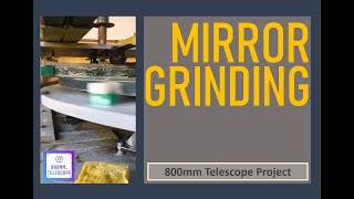 800 grit  Telescope Mirror Grinding [upl. by Zachary]