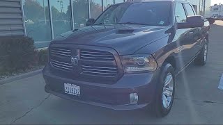 2016 Ram 1500 Sport Crew Cab Sonoma Vallejo American Canyon Yountville Napa [upl. by Anaitak]