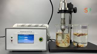 Ultrasonic sonicator for extraction [upl. by Nnylidnarb]