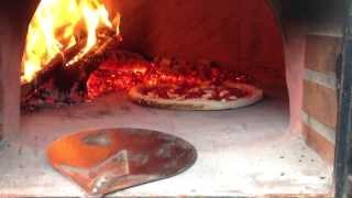 Pizza in my wood fired oven [upl. by Agle]