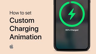 How To Set Custom Charging Animation on iPhone [upl. by Kovacs171]