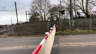 Tallington Level Crossing  Lincolnshire 30012024 [upl. by Ynad]