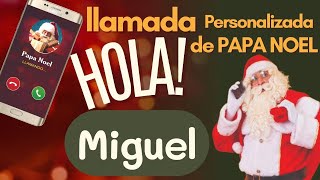 🎅PAPA NOEL le habla a MIGUEL [upl. by Wertz]