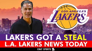 Lakers Got An Absolute STEAL With This Player  Los Angeles Lakers News [upl. by Eemiaj965]