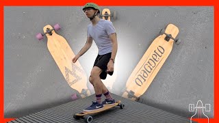 Magneto Bamboo Longboard Lineup  Review [upl. by Latashia]