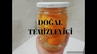 PORTAKAL KABUĞUNDAN DOĞAL ÇOK AMAÇLI TEMİZLEYİCİ NASIL YAPILIR PRATİK TEMİZLİK [upl. by Geralda137]