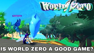 Is World Zero a good game  Roblox  World zero [upl. by Nevar]