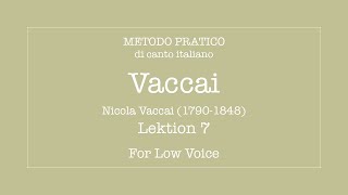 Vaccai  Lesson 7  Low [upl. by Enner]