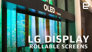 LG Displays flexible screen first look at CES 2020 [upl. by Conte]