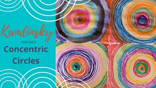 Concentric Circle Art with Kandinsky [upl. by Twila]