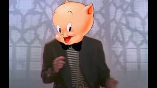 Porky Pig From Looney Tunes Sings Never Gonna Give You Up AI Cover [upl. by Kriste902]