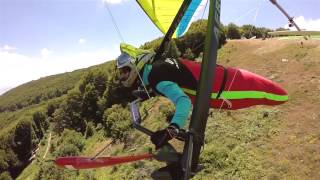 Best moments of the FAI Hang Gliding Chps 2016 in Krushevo [upl. by Yelekreb]