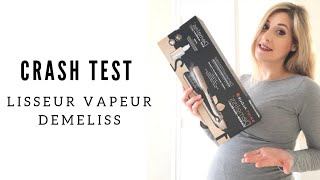 Crash test lisseur vapeur demeliss de Saint Algue [upl. by Ahsoyek]