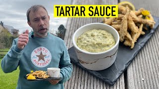 TARTAR SAUCE BY FRENCH CHEF I Ideal sauce for fishandchips revealed [upl. by Alek]