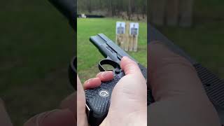 Browning high power clone the Girsan MC P35 Match FIRST SHOTSpistol gun 9mm edc shorts [upl. by Tracay]