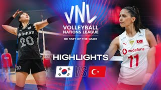 🇰🇷KOR vs 🇹🇷TUR  Highlights  Week 2  Womens VNL 2024 [upl. by Craig]