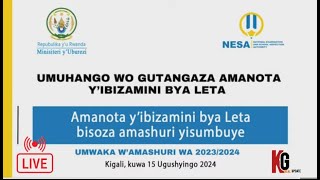 UMUHANGO WO GUTANGAZA AMANOTA YIZAMINI BYA LETA [upl. by Enilesoj]