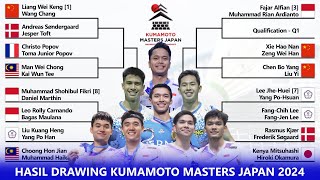 HASIL DRAWING KUMAMOTO MASTERS JAPAN 2024 𝗣𝗘𝗥𝗔𝗡𝗚 𝗦𝗔𝗨𝗗𝗔𝗥𝗔 𝗗𝗜 𝗠𝗔𝗡𝗔𝗠𝗔𝗡𝗔 kumamotomastersjapan2024 [upl. by Hplar517]