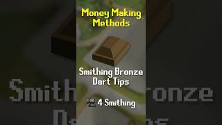 Bronze dart tips is HOW MUCH GP per hour 🔨💰🍃 osrs oldschoolrunescape runescape [upl. by Yuu]