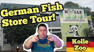 Germany Fish Store Tour  Kolle Zoo [upl. by Zolly]