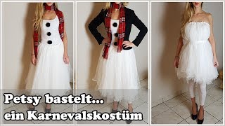 DIY Kostüm Karneval Halloween ohne nähen mit Rock  Kleid aus Ikea Gardine unter 5 Euro [upl. by Costello]