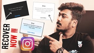 How to Restore a Permanently Deleted Instagram Account [upl. by Leuneb]