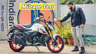 2025 TVS Apache RTR 160 4v USD Model Mileage Test  Shocking Result 😱 [upl. by Winne]