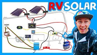 ☀️ RV SOLAR SYSTEM INSTALLATION 🔋 Complete RV Solar Install For Boondocking [upl. by Eeliram691]