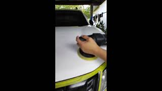 NISSAN NAVARA  CAR POLISHING USING MENZERNA 3800 [upl. by Mellitz]