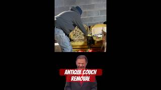 Grandpa Reacts To Most Beautiful Antique Couch Removal junkremoval antiquefurniture funny [upl. by Joellyn]