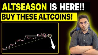 Altseason Is Here  Buy These Altcoins  Bitcoin Updates Today [upl. by Nanfa268]