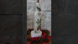 PineconesampHollyberries Lighted Decorative Bottle [upl. by Viridi532]