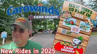 Carowinds 2025  Updates for Camp Snoopy and more [upl. by Dory]