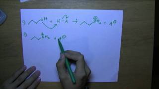 Acid Catalyzed Dehydration of Alcohols [upl. by Tabatha228]