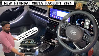 New Hyundai Creta Facelift 2024 🔥 Base to Top Modified  Coupler to Coupler 😂 with 28 Discount [upl. by Anavahs]