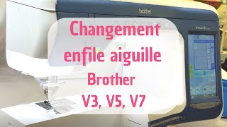 Comment changer lenfile aiguille Brother Innovis V3 V5 V7 [upl. by Erodisi]